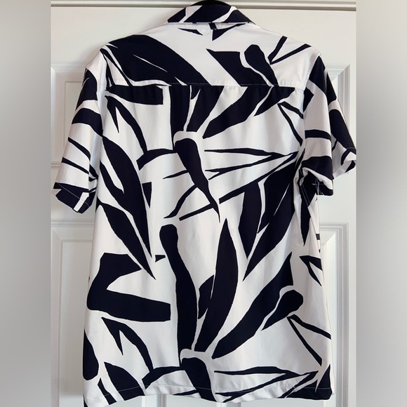 Porter & Ash Kinetic Stretch Men’s Small Patterned Button Down Shirt - Picture 5 of 7